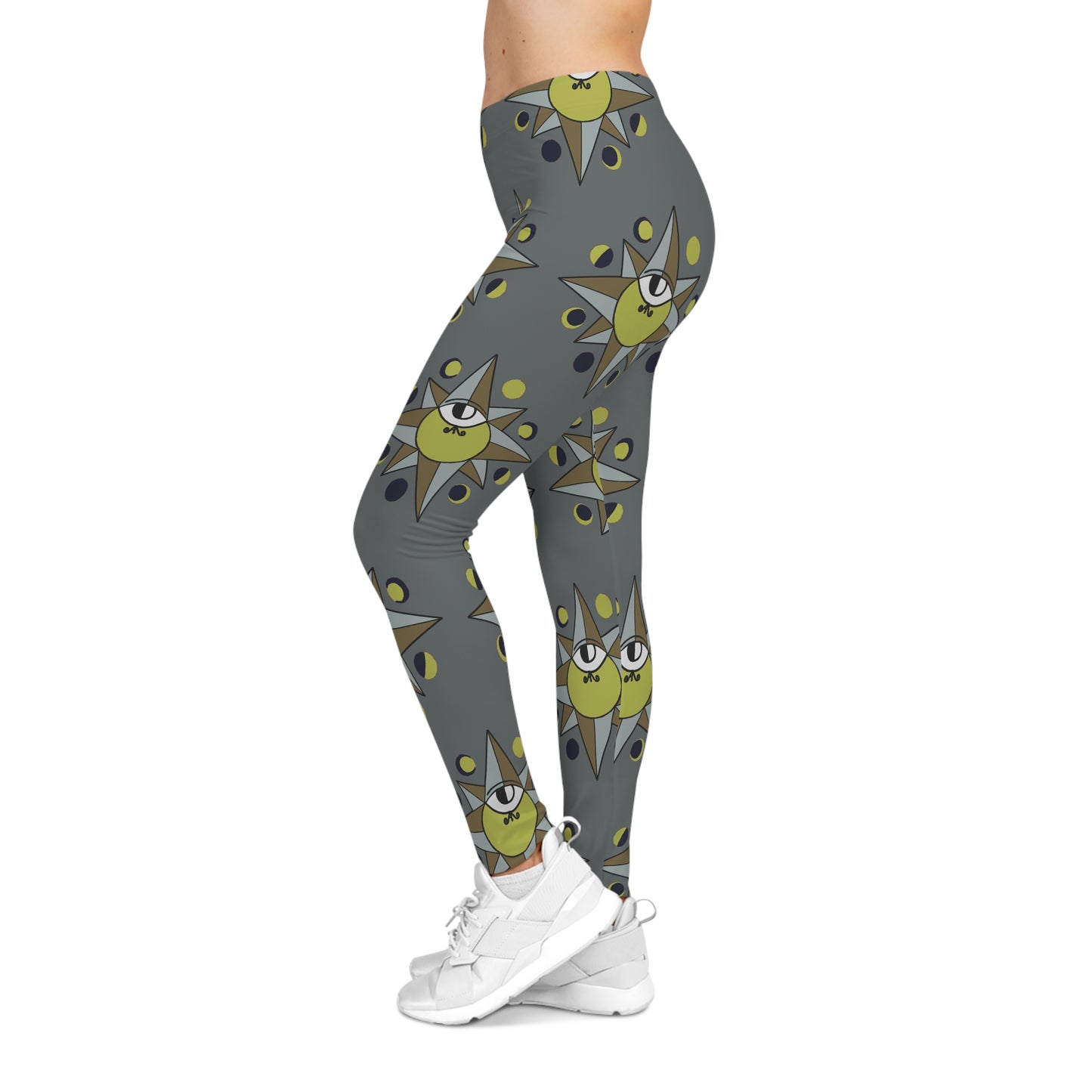 Mystical Moon Grey Leggings