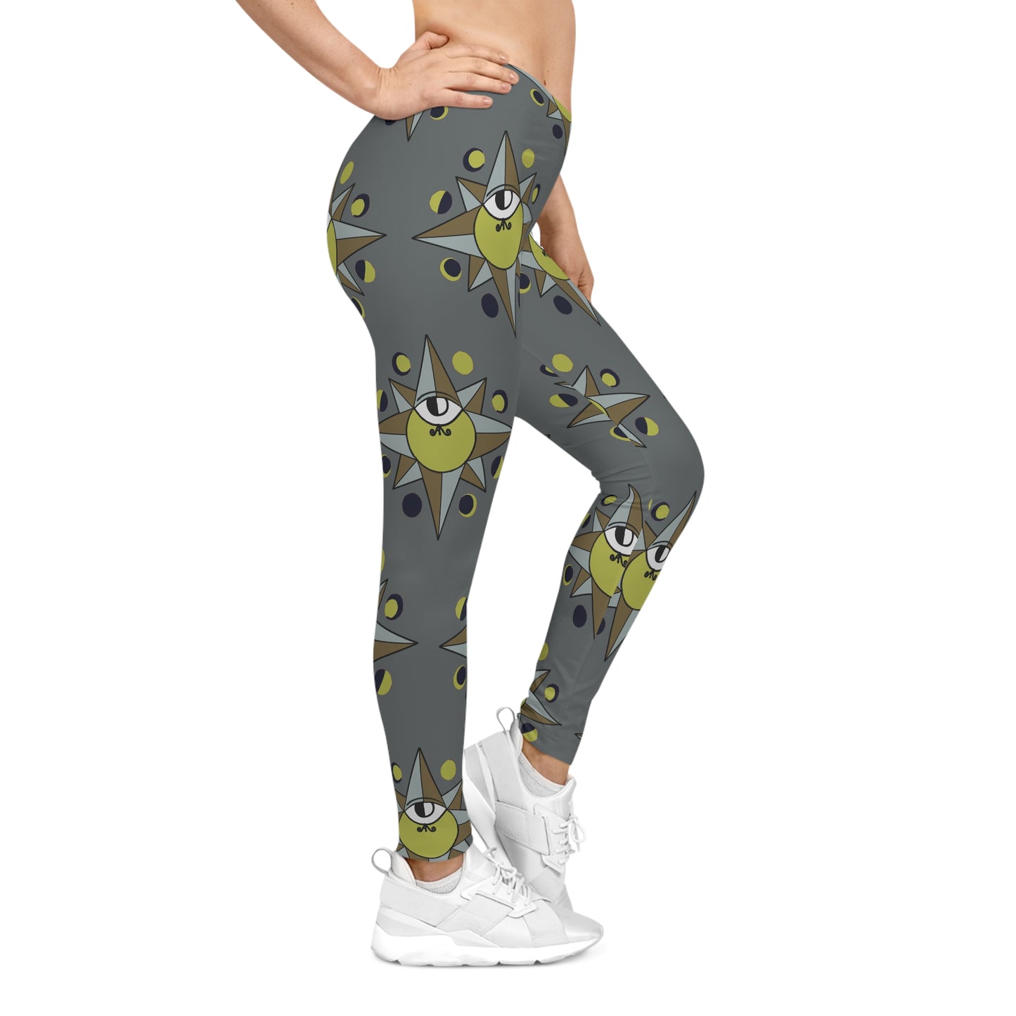 Mystical Moon Grey Leggings
