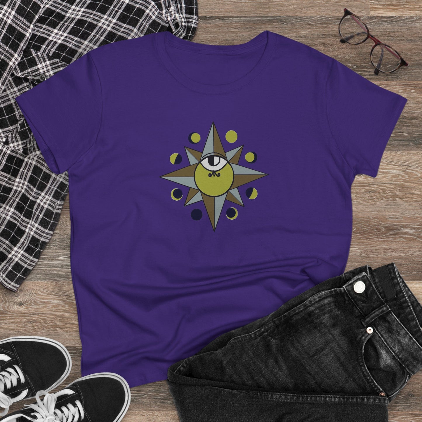 Mystical Moon Ladies T