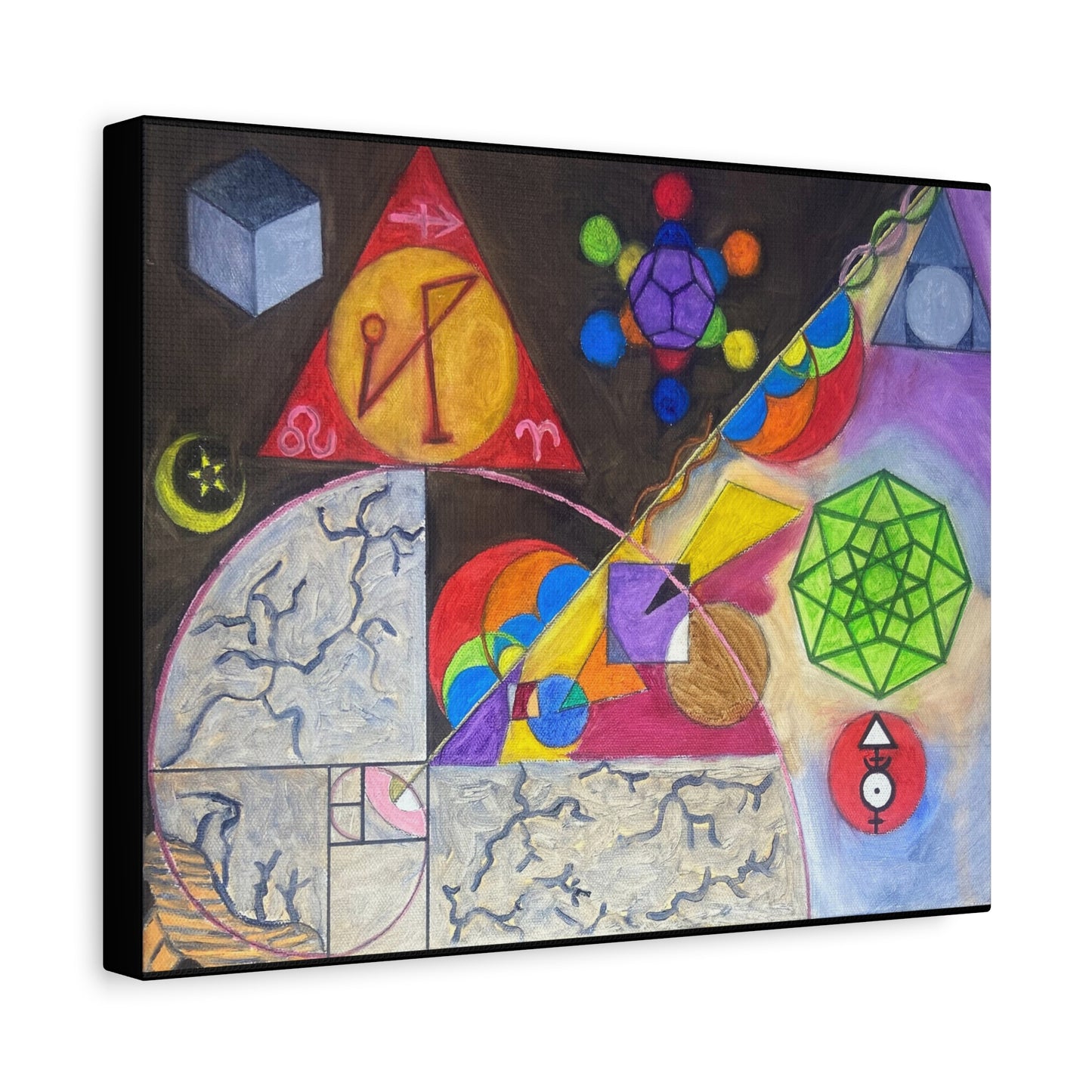 Grey Matter Canvas Print