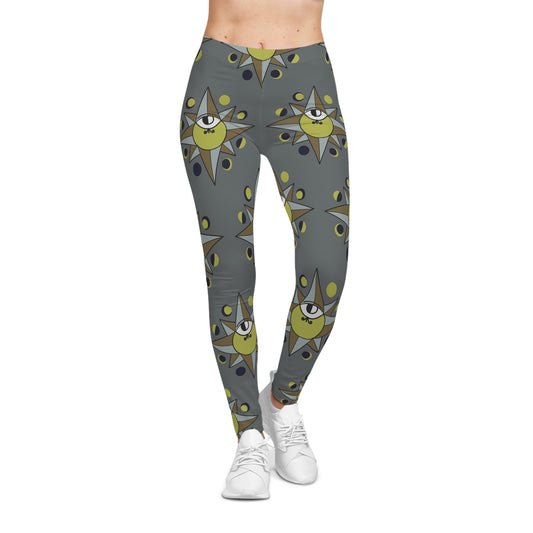 Mystical Moon Grey Leggings